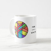 アールヌーボーフェフルーンマグ – 富! コーヒーマグカップ (正面左)