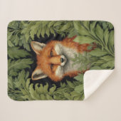 アールヌーボーフォックスの森 シェルパブランケット (正面(横))