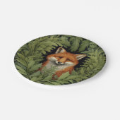 アールヌーボーフォックスの森 ペーパープレート (アングル)