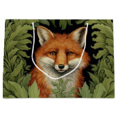 アールヌーボーフォックスの森 ラージペーパーバッグ (正面)