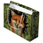 アールヌーボーフォックスの森 ラージペーパーバッグ (正面アングル)