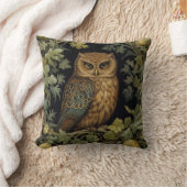 アールヌーボーフクロウ クッション (ブランケット)