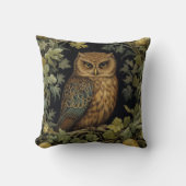 アールヌーボーフクロウ クッション (正面)