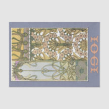 アールヌーボーフラワーズアルフォンミュシャフローラアート