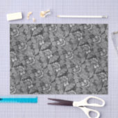 アールヌーボーフラワーデザイン 薄葉紙 (クラフト)