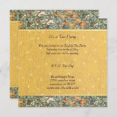 アールヌーボーフラワーボタニカルディナー招待状 招待状 (正面/裏面)