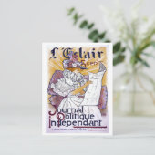 アールヌーボーフランスの政治雑誌 ポストカード (スタンド正面)
