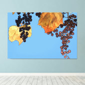 アールヌーボーフロストブドウ キャンバスプリント (インサイチュ (ウッドフロア))