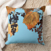 アールヌーボーフロストブドウ クッション (ブランケット)