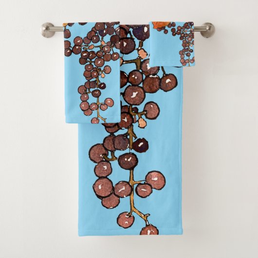 アールヌーボーフロストブドウ バスタオルセット (インサイチュ)
