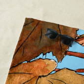 アールヌーボーフロストブドウ ビーチタオル (インサイチュ)