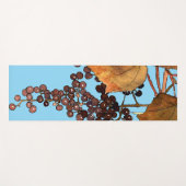 アールヌーボーフロストブドウ ヨガマット (正面(横))