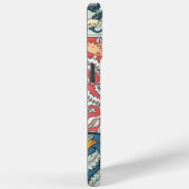 アールヌーボーフローライエローレッドアクアパターン Case-Mate iPhoneケース (裏面 / 右)