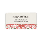 アールヌーボーフローラエレガンス結婚2 ラベル (正面)