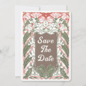 アールヌーボーフローラエレガンス2保存日 招待状 (裏面)