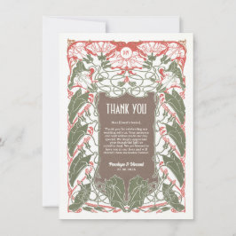アールヌーボーフローラエレガンス2 サンキューカード