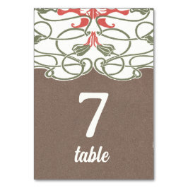 アールヌーボーフローラエレガンス2 テーブルナンバー