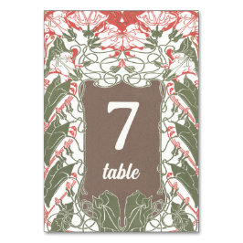 アールヌーボーフローラエレガンス2 テーブルナンバー