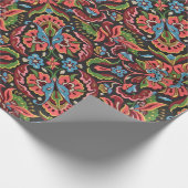 アールヌーボーフローラクリストファードレッサージャカード ラッピングペーパー (角)