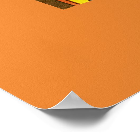 アールヌーボーフローラグエレガントールド秋ヴィンテージ ポスター (角)