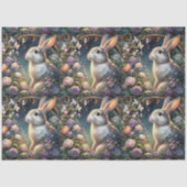 アールヌーボーフローラフォレストラビットデコップイースター 薄葉紙 (正面)