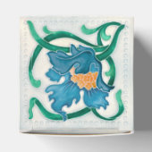 アールヌーボーフローラマジョリカフェイクレリーフ、 浮き彫り フェイバーボックス (上部)