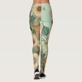 アールヌーボーフローラレギンス レギンス (裏面)