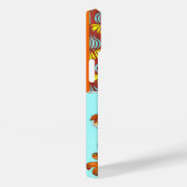 アールヌーボーフローラヴィンテージヴェルヌイユ繊維芸術 Case-Mate iPhoneケース (裏面 / 右)