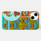 アールヌーボーフローラヴィンテージヴェルヌイユ繊維芸術 Case-Mate iPhoneケース (裏面 (横))