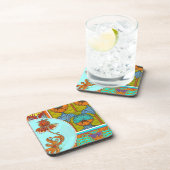 アールヌーボーフローラヴィンテージ ビクトリアン花 コースター (右側)