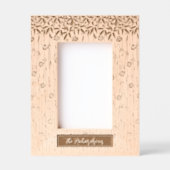 アールヌーボーフローラ家 レーザー彫刻フレーム (正面)