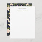 アールヌーボーフローラ文房具 ノートカード (正面/裏面)