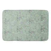 アールヌーボーフローラ淡い色のセージダスティー薄紫 バスマット (正面)