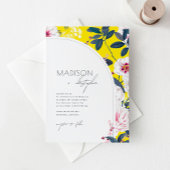 アールヌーボーフローラ結婚式招待状 招待状