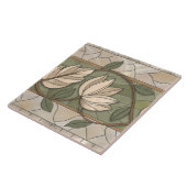 アールヌーボーフローラ縁どオーナメント タイル (側面)