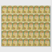 アールヌーボーフローラ美しいローション・シベリア・ラベル ラッピングペーパー (フラット)