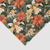 アールヌーボーフローラ花シームレス 薄葉紙 (詳細)