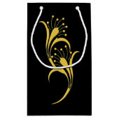 アールヌーボーフローラ スモールペーパーバッグ (裏面)