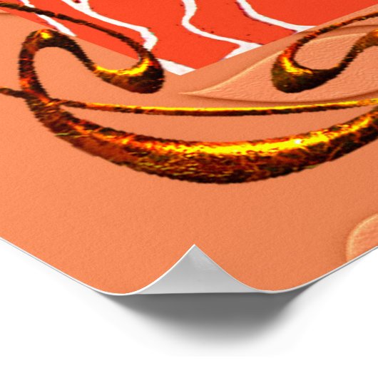 アールヌーボーフローラ ポスター (角)