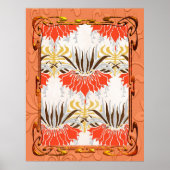 アールヌーボーフローラ ポスター (正面)