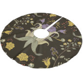 アールヌーボーフローラ:ヴィンテージパターン ブラッシュドポリエステルツリースカート (アングル)