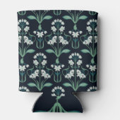 アールヌーボーフローラ、抽象芸術シームレスなパターン。 缶クーラー (裏面)