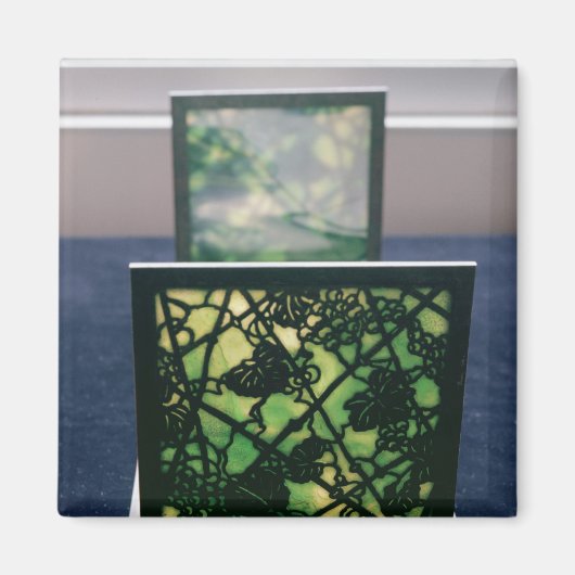 アールヌーボーブックエンド、ティファニースタジオズ, c.1894 マグネット (正面)