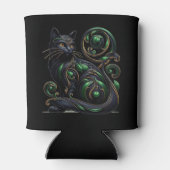 アールヌーボーブラックキャットケルトクーラーボックス 缶クーラー (裏面)