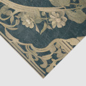 アールヌーボーブルーアジサイ愛の鳥エフエメラ 薄葉紙 (詳細)