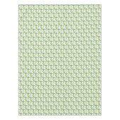 アールヌーボーブルーイポモアフローラ壁紙ダマスク テーブルクロス (正面)