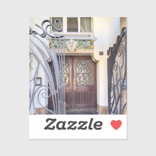 アールヌーボープラハドア シール (シート)