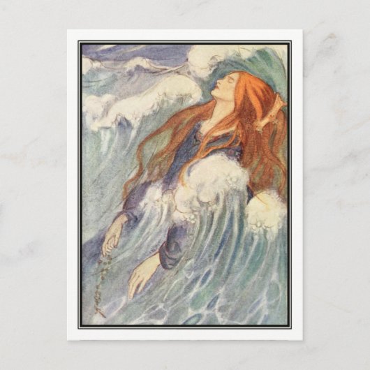 アールヌーボープリンセスバイフローレンスハリソン ポストカード (正面)