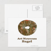 アールヌーボーベーグル ポストカード (正面/裏面)