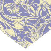 アールヌーボーペリウィンクル&アイボリーチューリップテーブルランナー ミディアムテーブルランナー (コーナー)